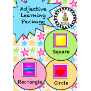 Adjective Workbook - Shape (Square, Rectangular and Round)